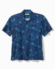 Big & Tall Bahama Coast Azul Burst IslandZone® Polo