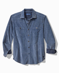 Big & Tall Coastline Cord Stretch Sun Fade Double-Pocket Shirt