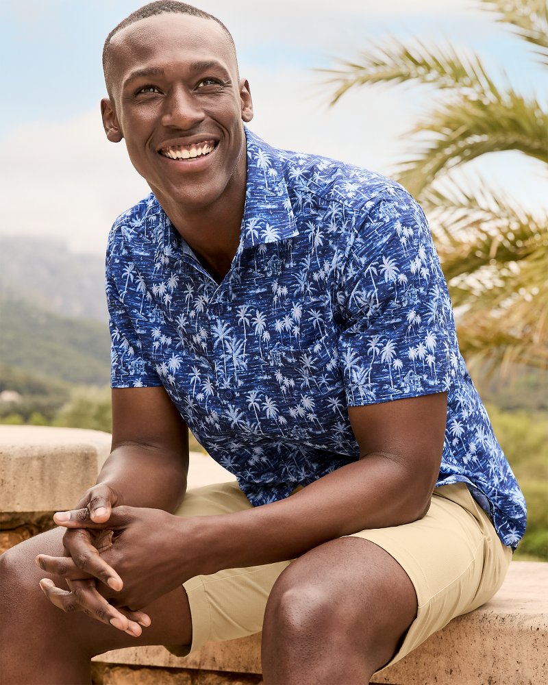 Big & Tall Bahama Coast Cabana Shores IslandZone® Shirt