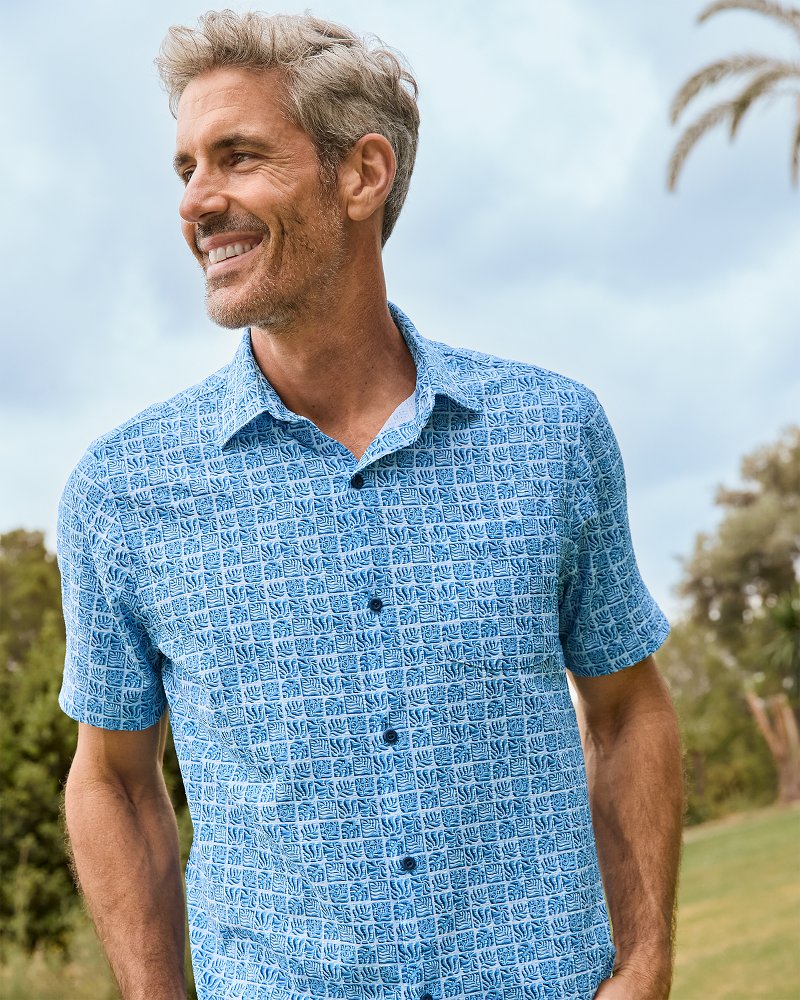 Big & Tall Bahama Coast Cozumel Tiles IslandZone® Shirt