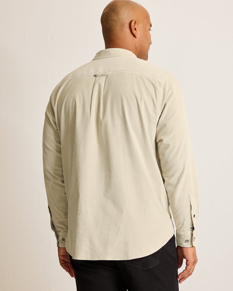 Big & Tall Coastline Cord Stretch Sun Fade Shirt
