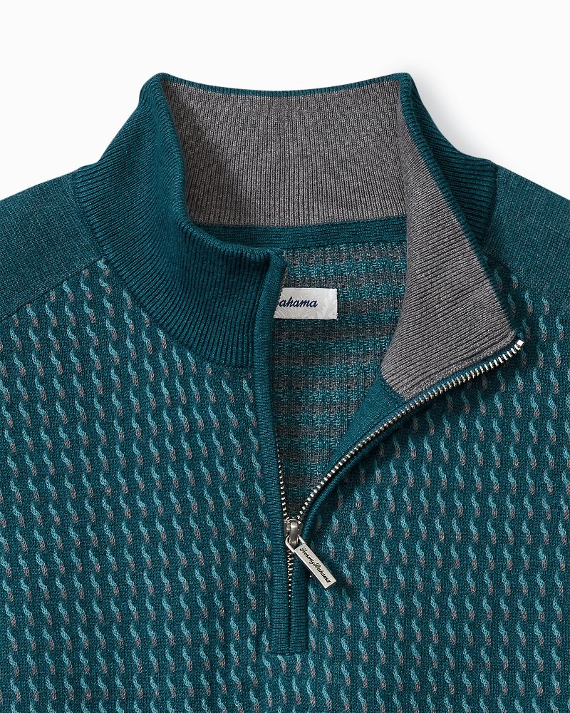Big & Tall Coastal Shores Half-Zip Sweater