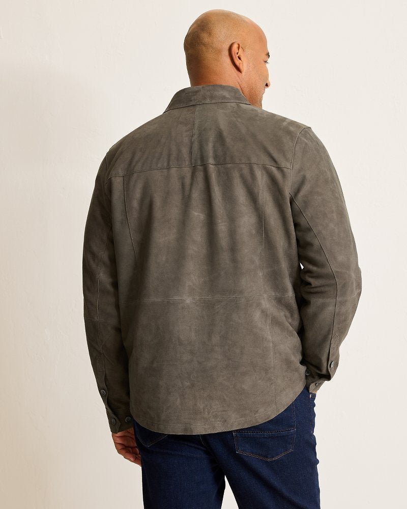 Big & Tall Boulder Ridge Suede Shirt Jacket