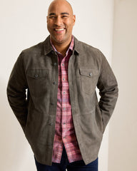 Big & Tall Boulder Ridge Suede Shirt Jacket