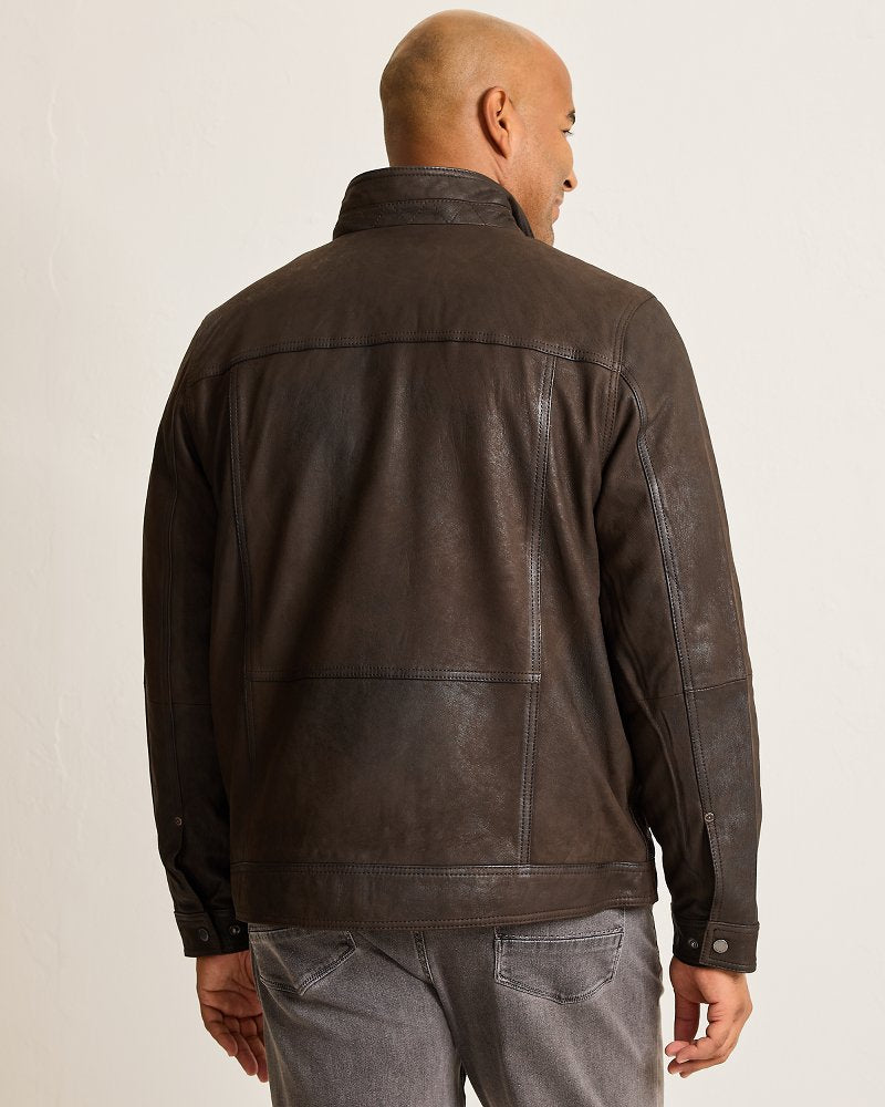 Big & Tall Highland Rocker Leather Jacket