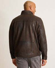 Big & Tall Highland Rocker Leather Jacket
