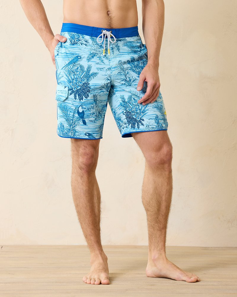 Big & Tall Baja Bird's Eye View Boardshorts