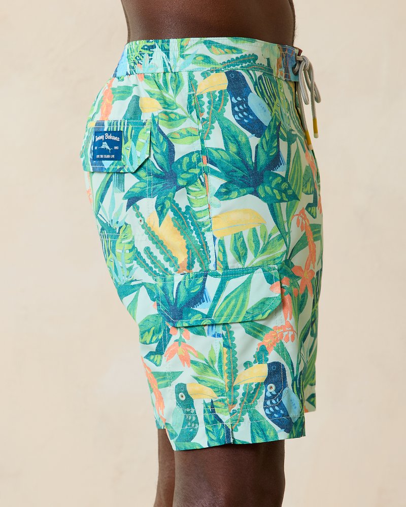 Big & Tall Baja Soaring Fronds Boardshorts
