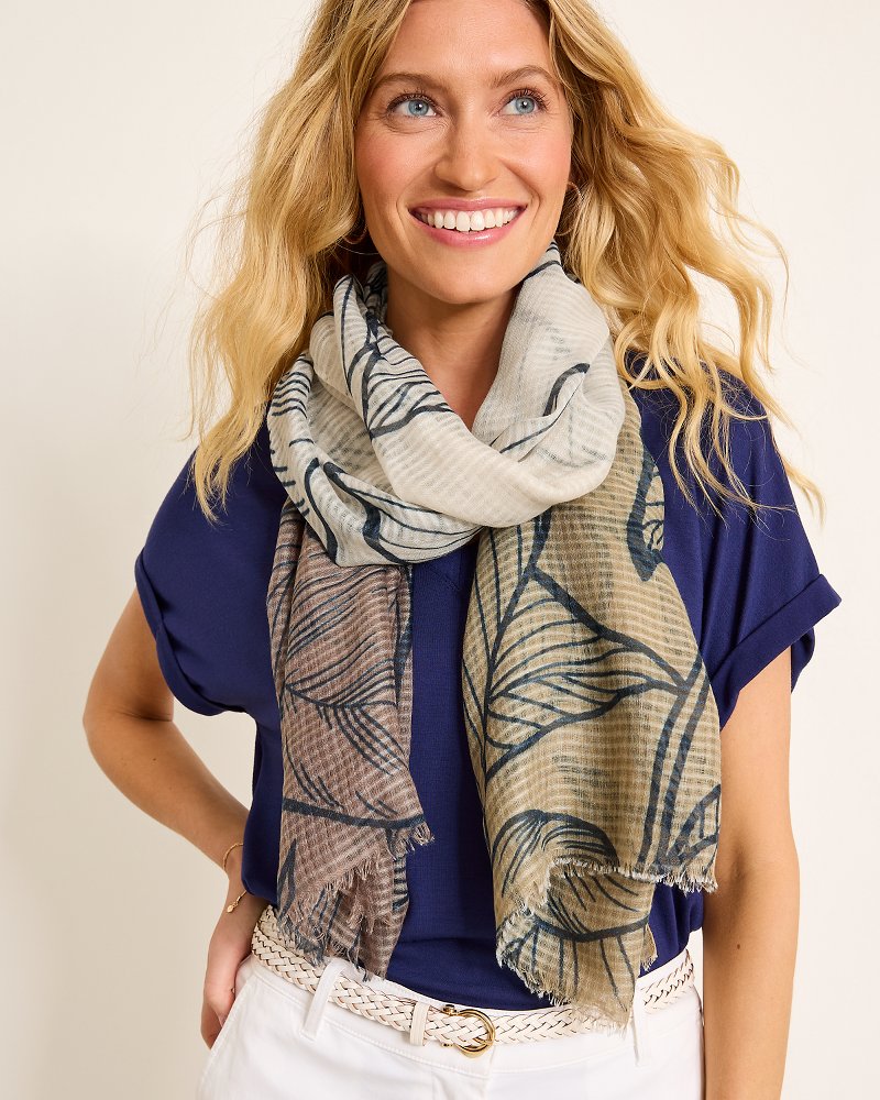 Block Bouquet Wrap Scarf
