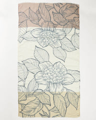 Block Bouquet Wrap Scarf