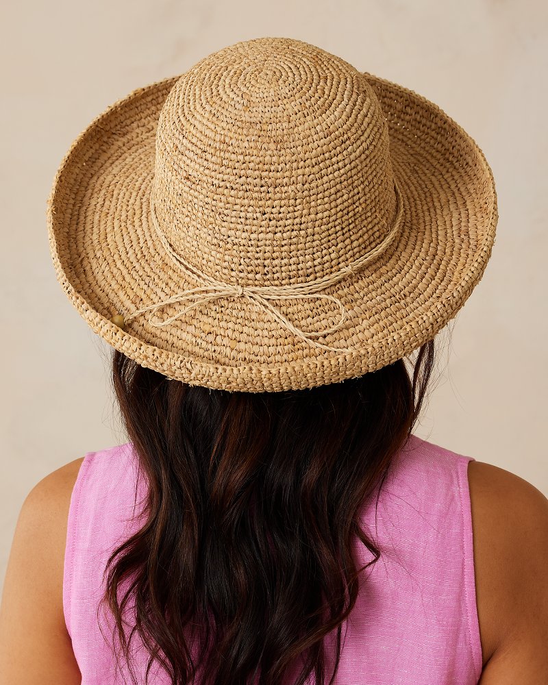 Maria Packable Raffia Upturn Hat