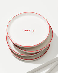 Holiday Appetizer Plates—Set of 4