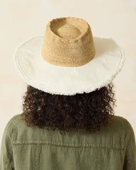 Melissa Lux Fringe Raffia Hat