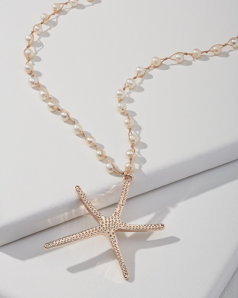Island Essence Rose Gold Starfish Pendant Necklace