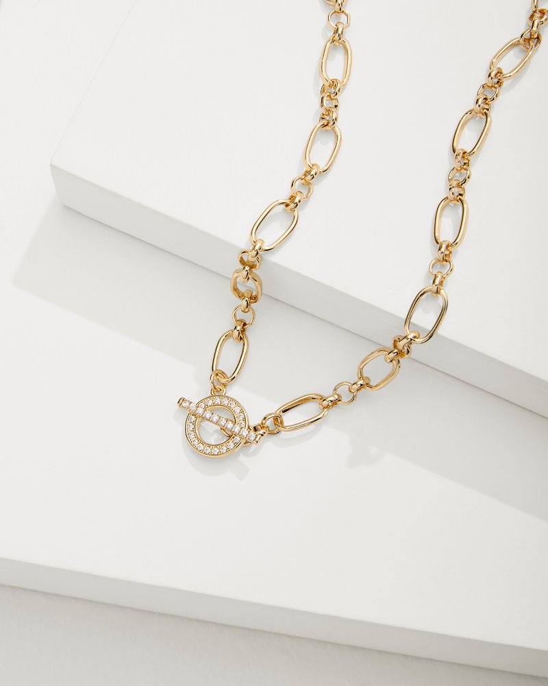Sanibel Island Crystal Link Necklace