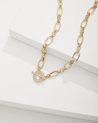 Sanibel Island Crystal Link Necklace