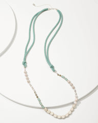 Marco Island Mixed Materials Necklace