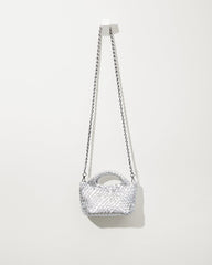 Tiny Mini Woven Crossbody Tote