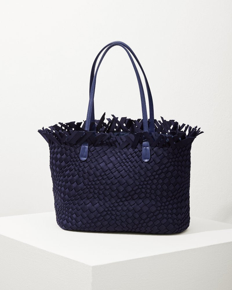 Vulcan Fringe Top Large Tote & Wristlet