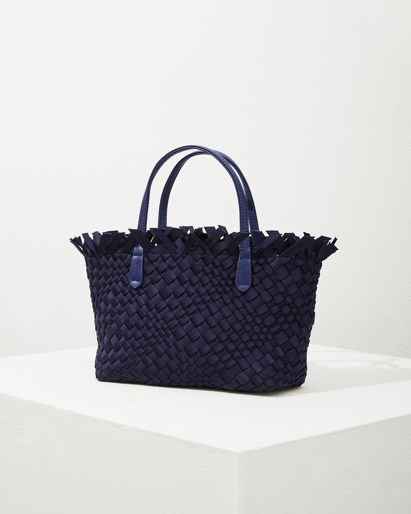 Taunton Fringe Top Small Tote & Wristlet