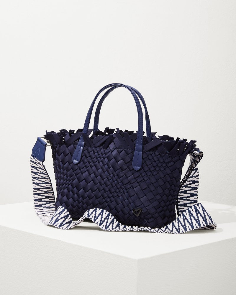 Taunton Fringe Top Small Tote & Wristlet