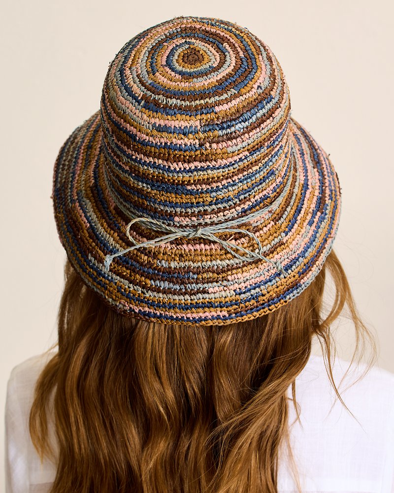 Iris Raffia Bucket Hat