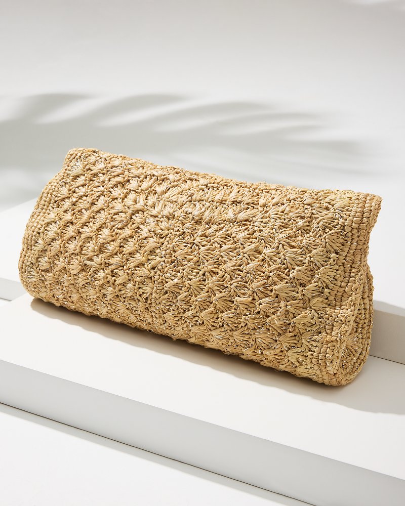 Rimini Raffia Clutch