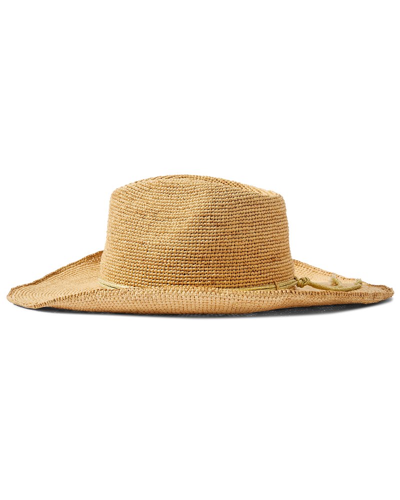 Raffia Crochet Cowboy Hat