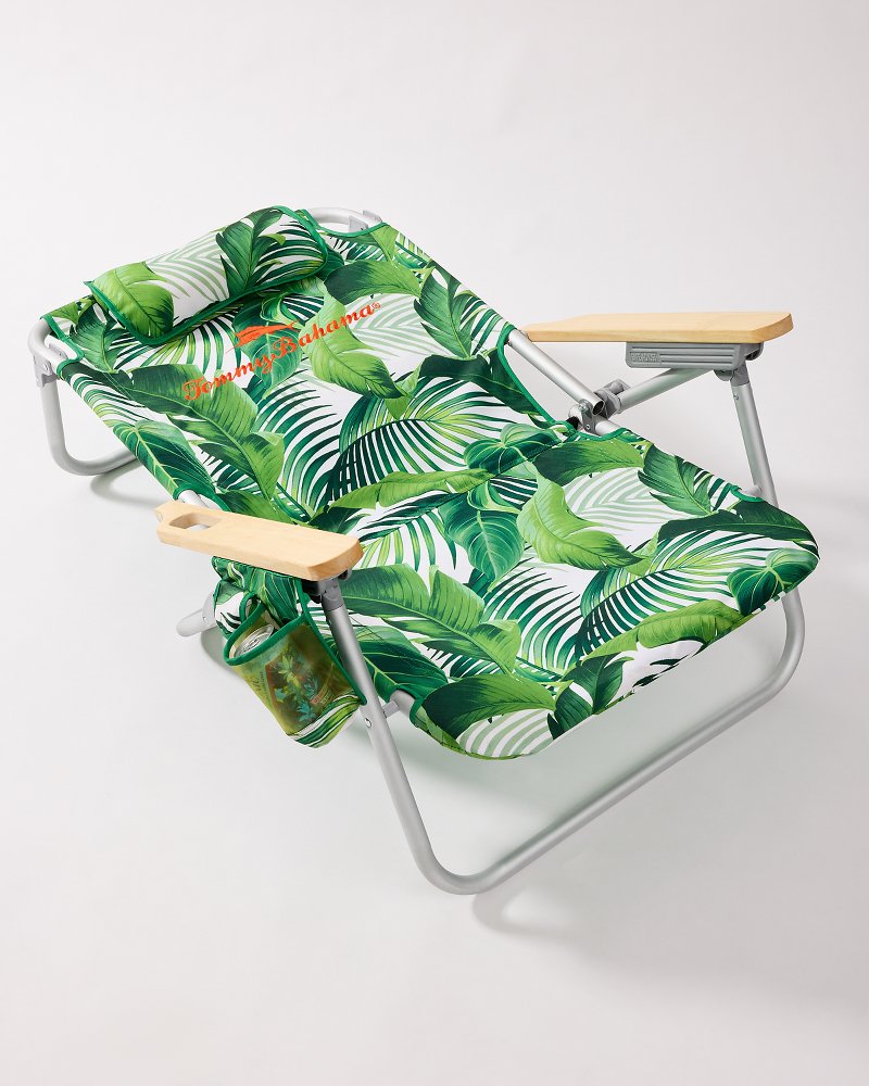 Tommy Bahama Tropical Fronds Deluxe Backpack Beach Chair
