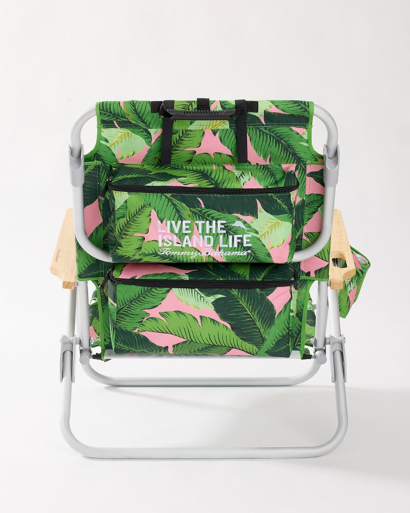 Tommy Bahama Swaying Fronds Deluxe Backpack Beach Chair