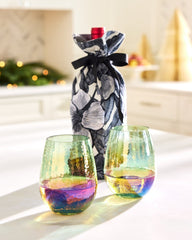 Upcycled Wine Bottle Gift Bag