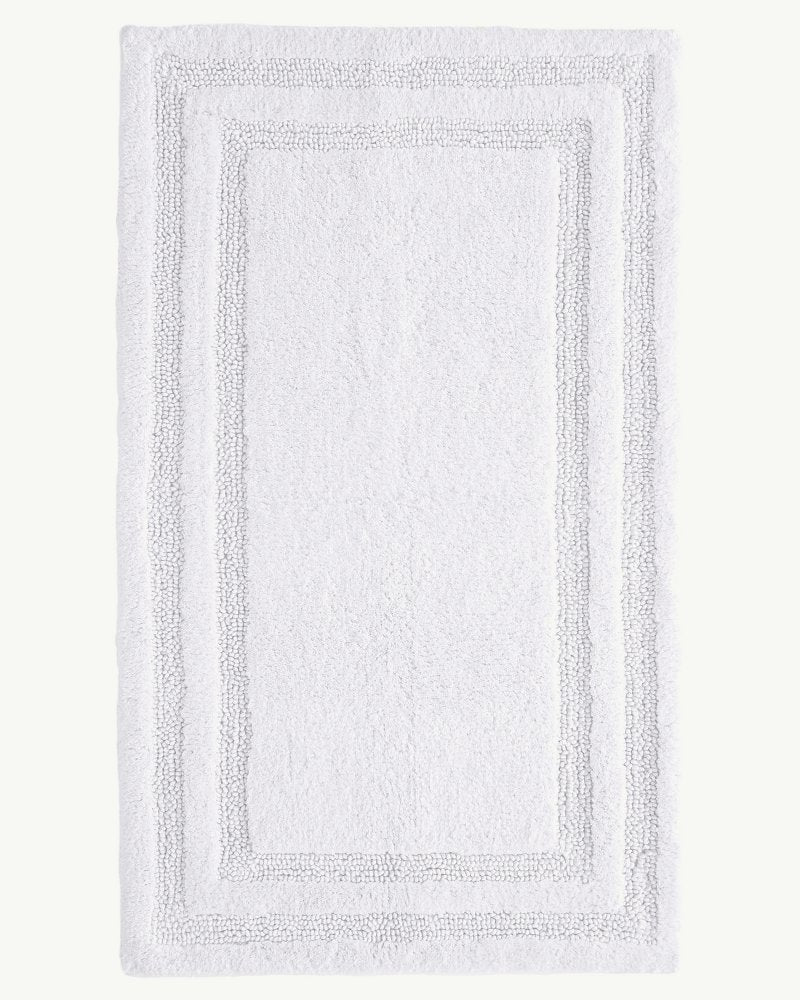 White Isla Bath Rug Set of 2