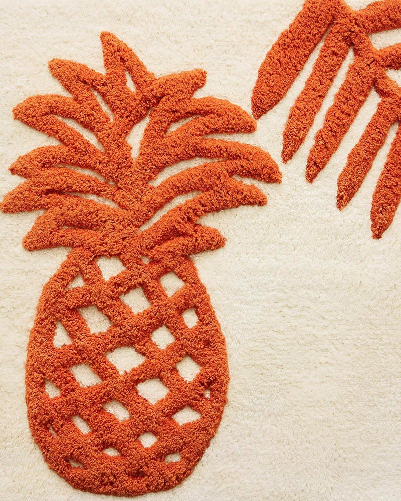 Batik Pineapple Bath Rug
