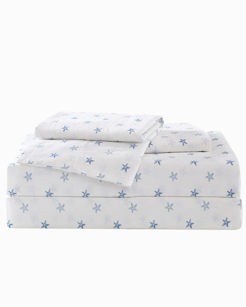Starfish Treasure 4-Piece Queen Sheet Set