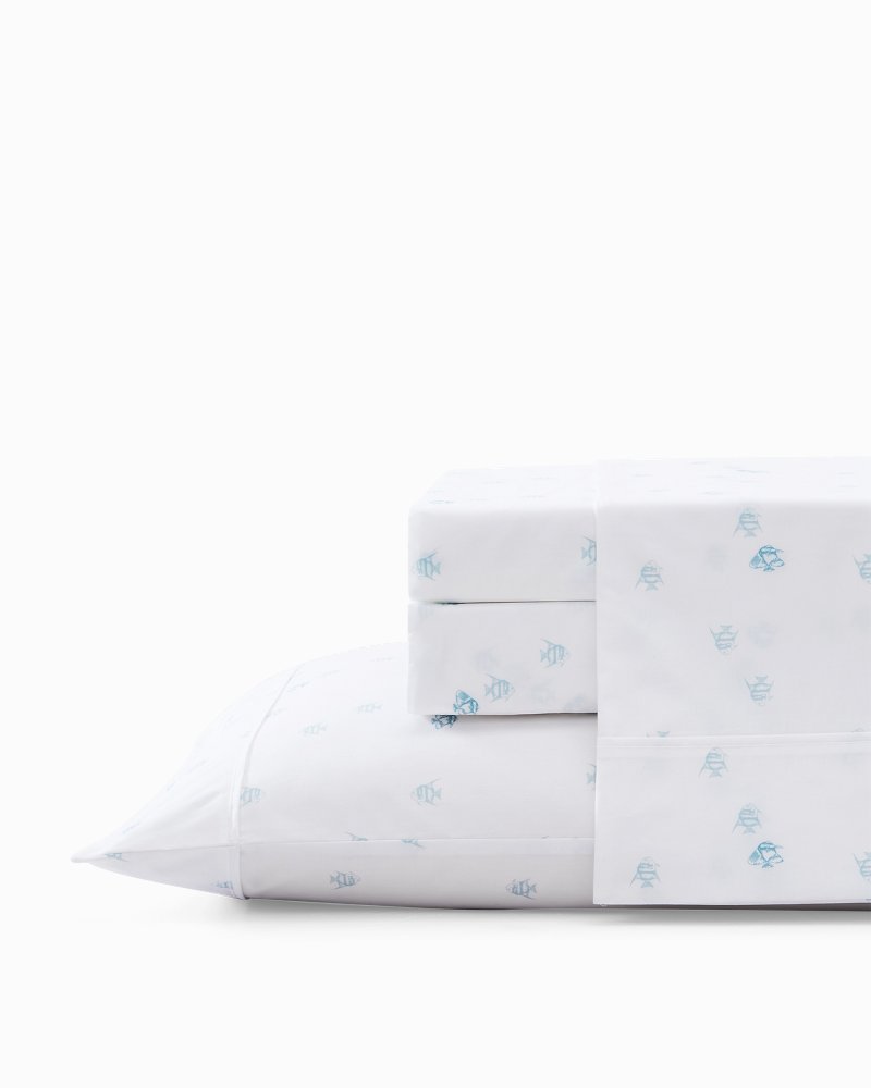 Angel Fish 4-Piece Queen Sheet Set