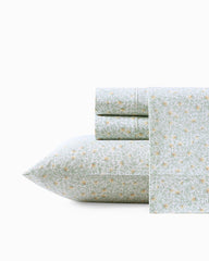 Crane Flower 4-Piece Queen Sheet Set