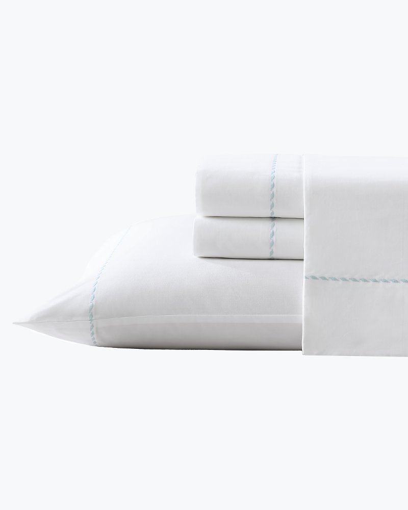 Solid 4-Piece King Sheet Set - Blue