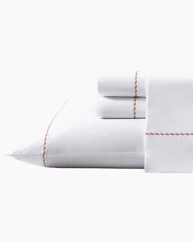 Solid 4-Piece Queen Sheet Set - Orange