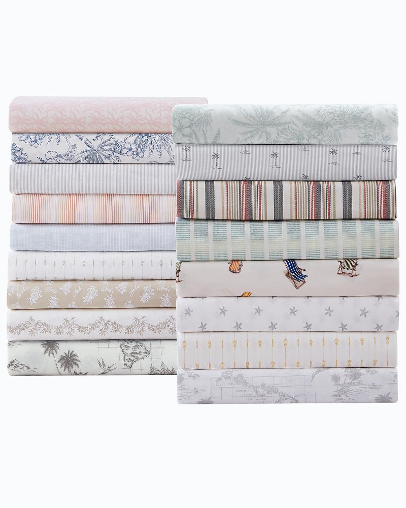 Lovely Palms 4-Piece King Sheet Set