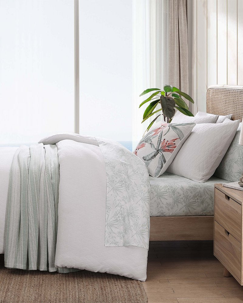 Wicker Woven 3-Piece King Comforter Set