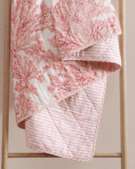 Coral Garden Reversible 2-Piece Twin Quilt Set