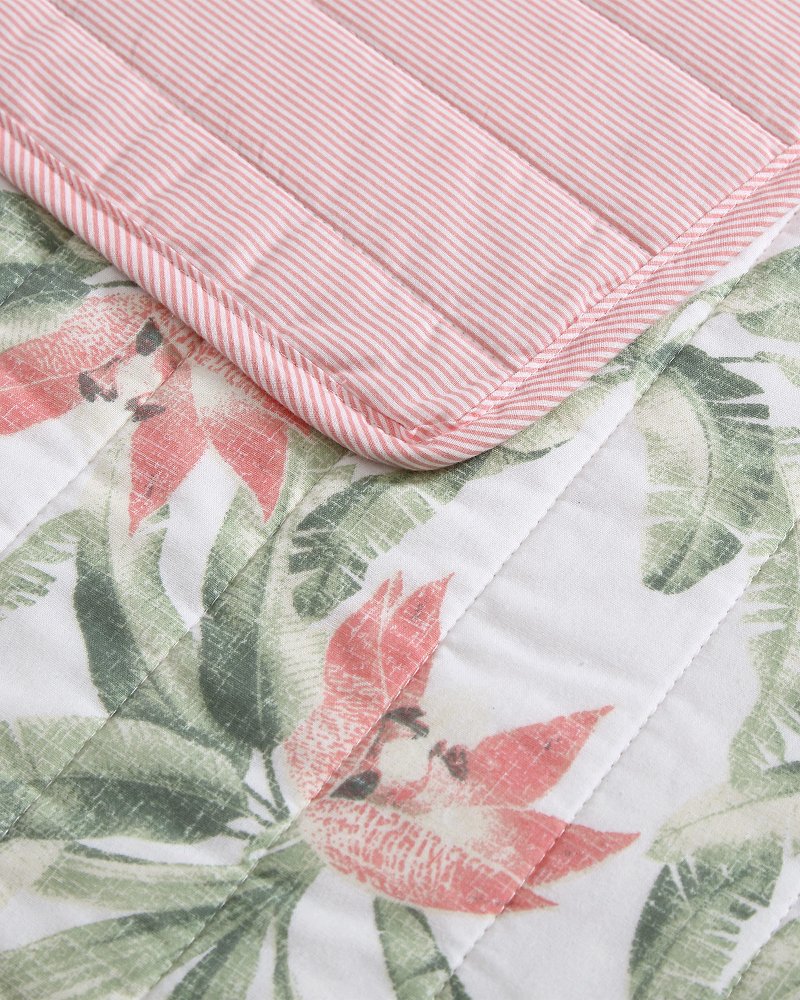 Acapulco Palms Reversible 2-Piece Twin Quilt Set