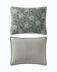Hibiscus Jungle Reversible 3-Piece Full/Queen Quilt Set