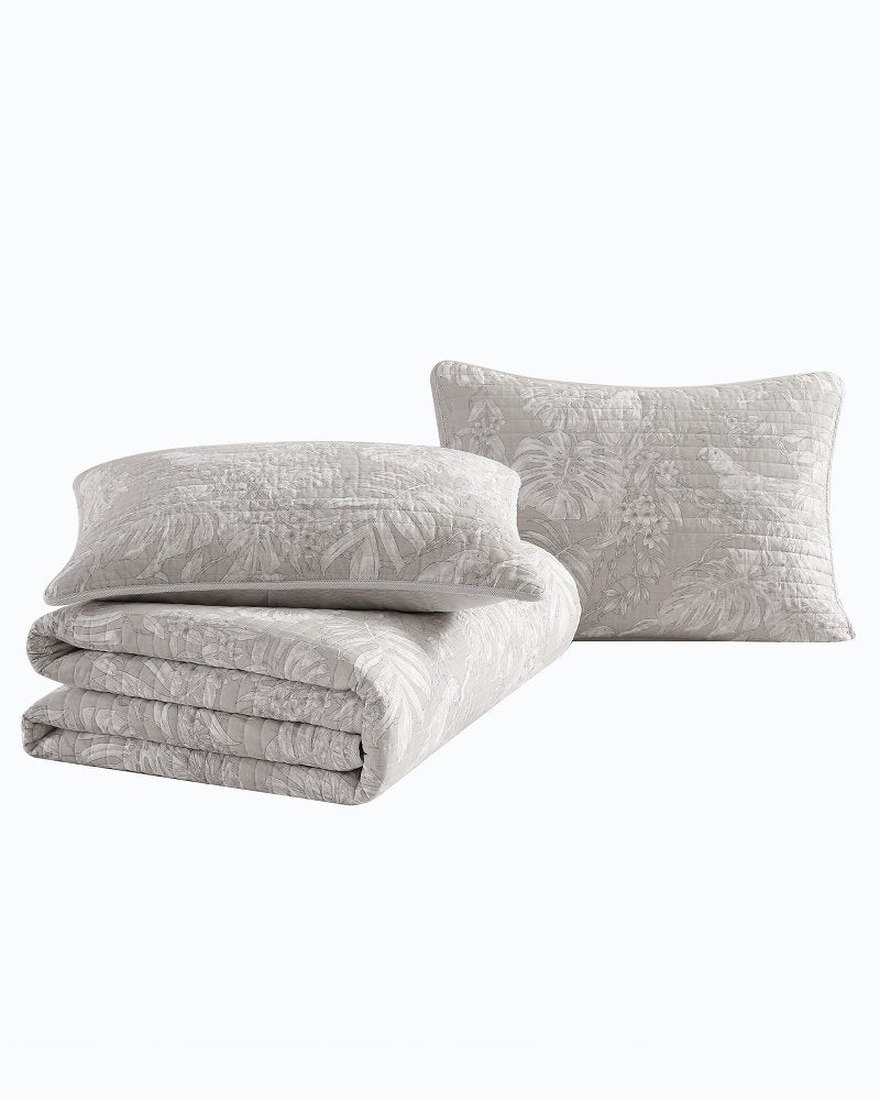 Jungle Toile Reversible 3-Piece King Quilt Set