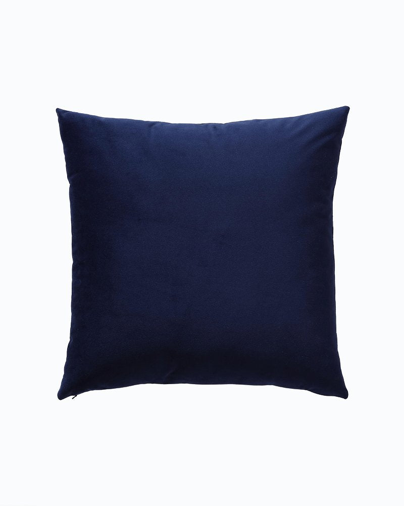 Holiday Retriever Velvet Decorative Pillow