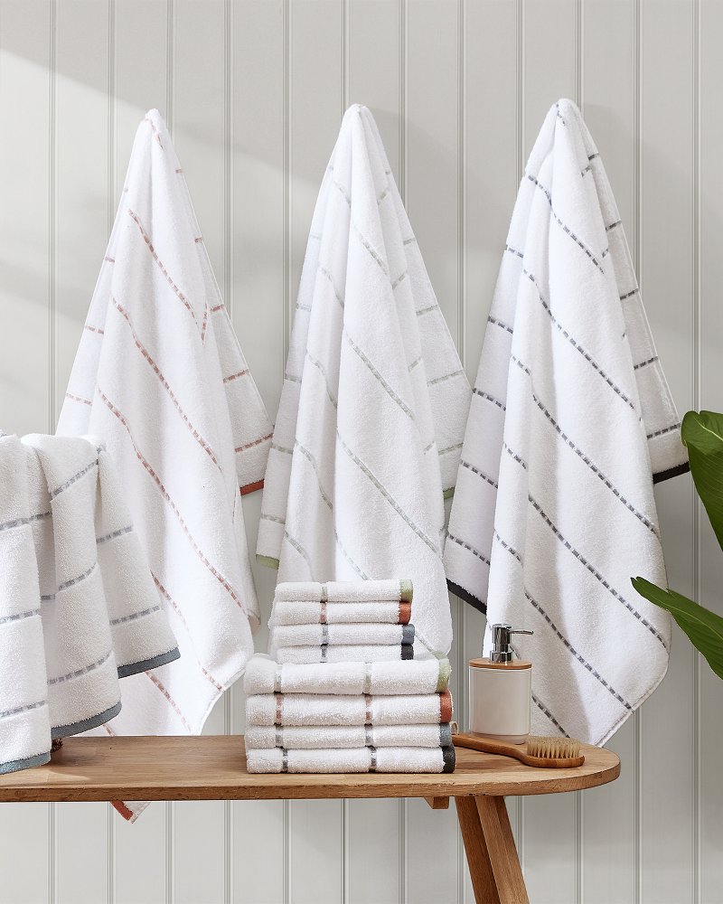 Ridley Grey 3-Piece Towel Set