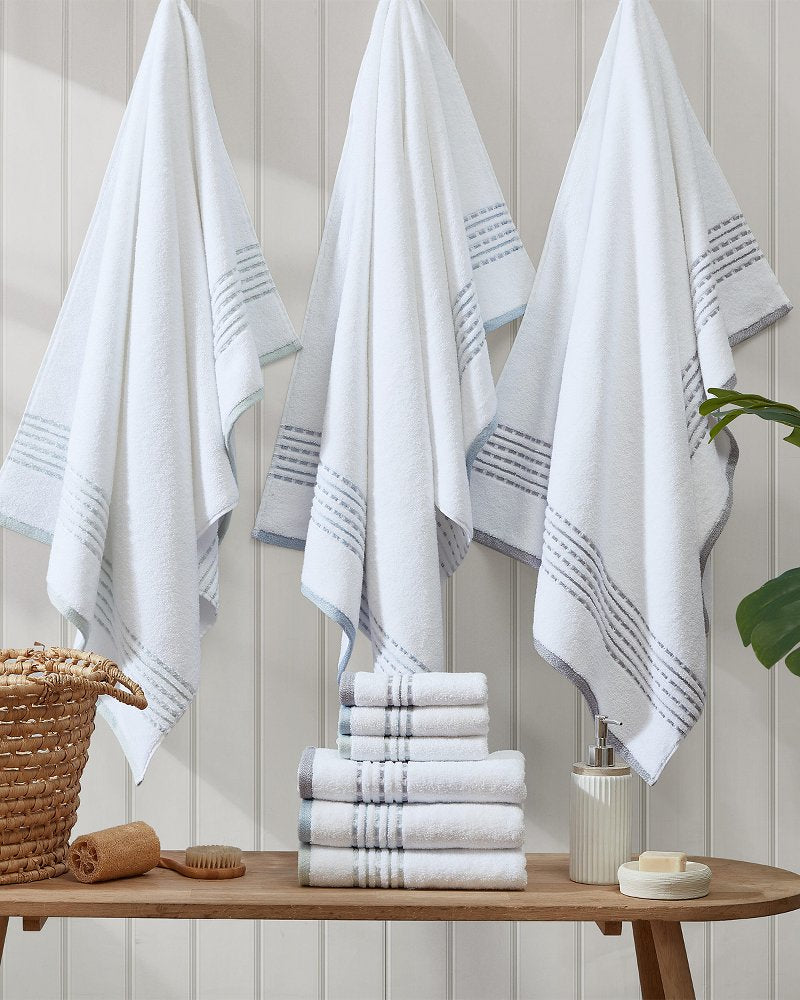 Cliff Side Blue 3-Piece Towel Set
