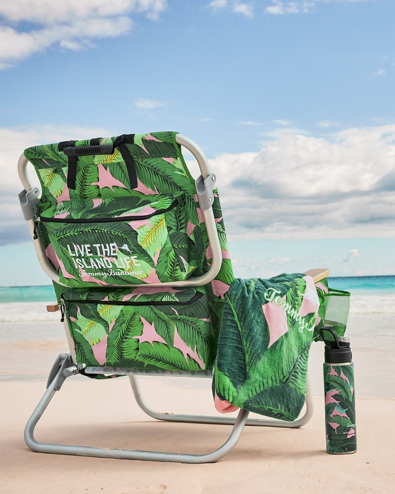 Pineapple Queen & Swaying Fronds Beach Towels — Set of 2