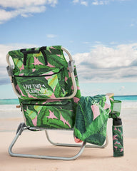 Pineapple Queen & Swaying Fronds Beach Towels — Set of 2