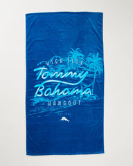 High Tide Hangout & Island Cays Blooms Beach Towels — Set of 2